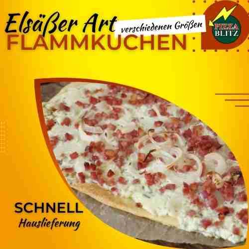  Flammkuchen Elsässer Art Klein 28 cm