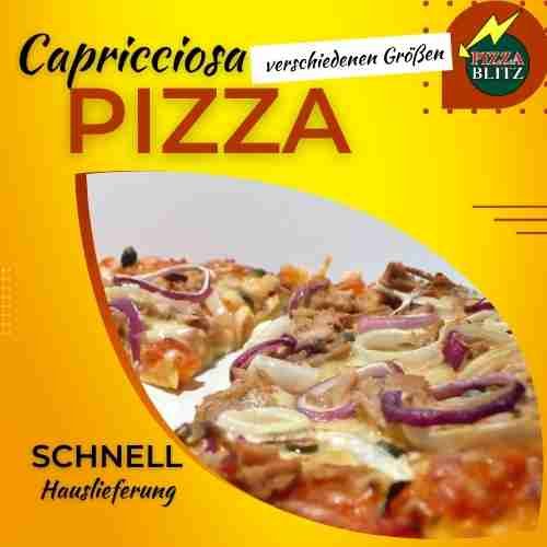 Pizza Capricciosa Familie 45x32cm