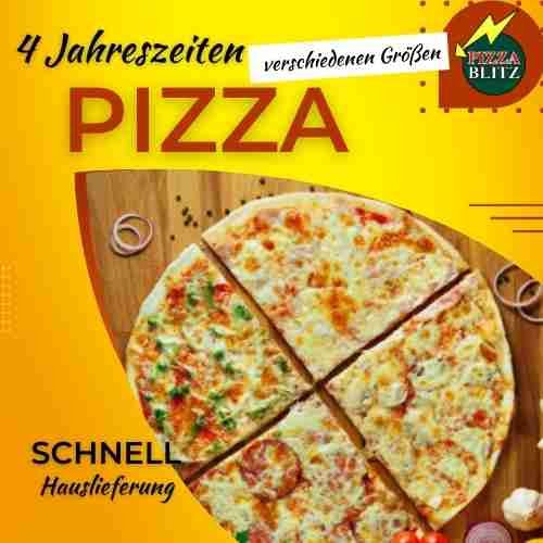 Pizza 4 Jahreszeiten Klein ca.28cm