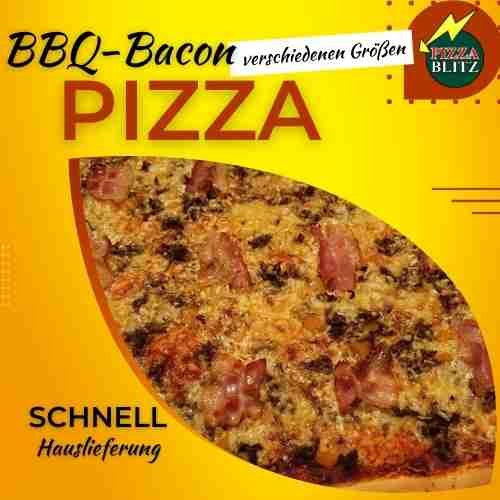Pizza Barbecue und Bacon Familie 45x32cm