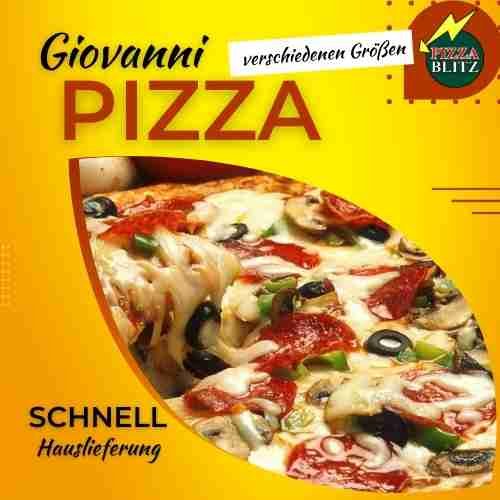 Pizza Halbmond Familie 45x32cm