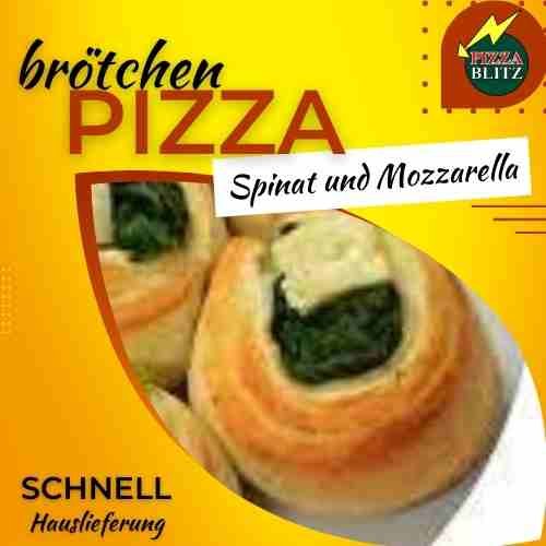 Pizzabrötchen mit Spinat 12 Stück