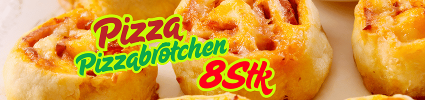 Pizzabrötchen 8 Stück Banner
